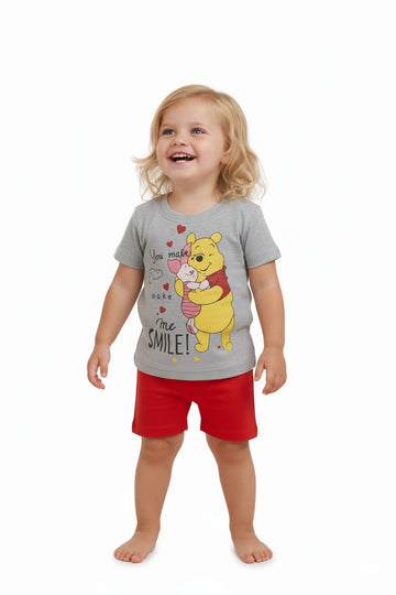 Baby Pooh PJ Set "You Make Me Smile"