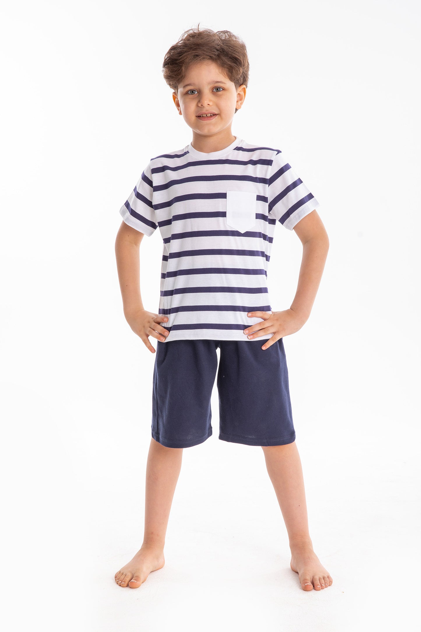 Boys Striped PJ Set 4258-4340