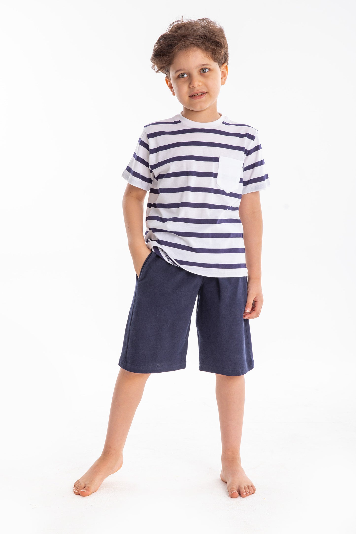 Boys Striped PJ Set 4258-4340