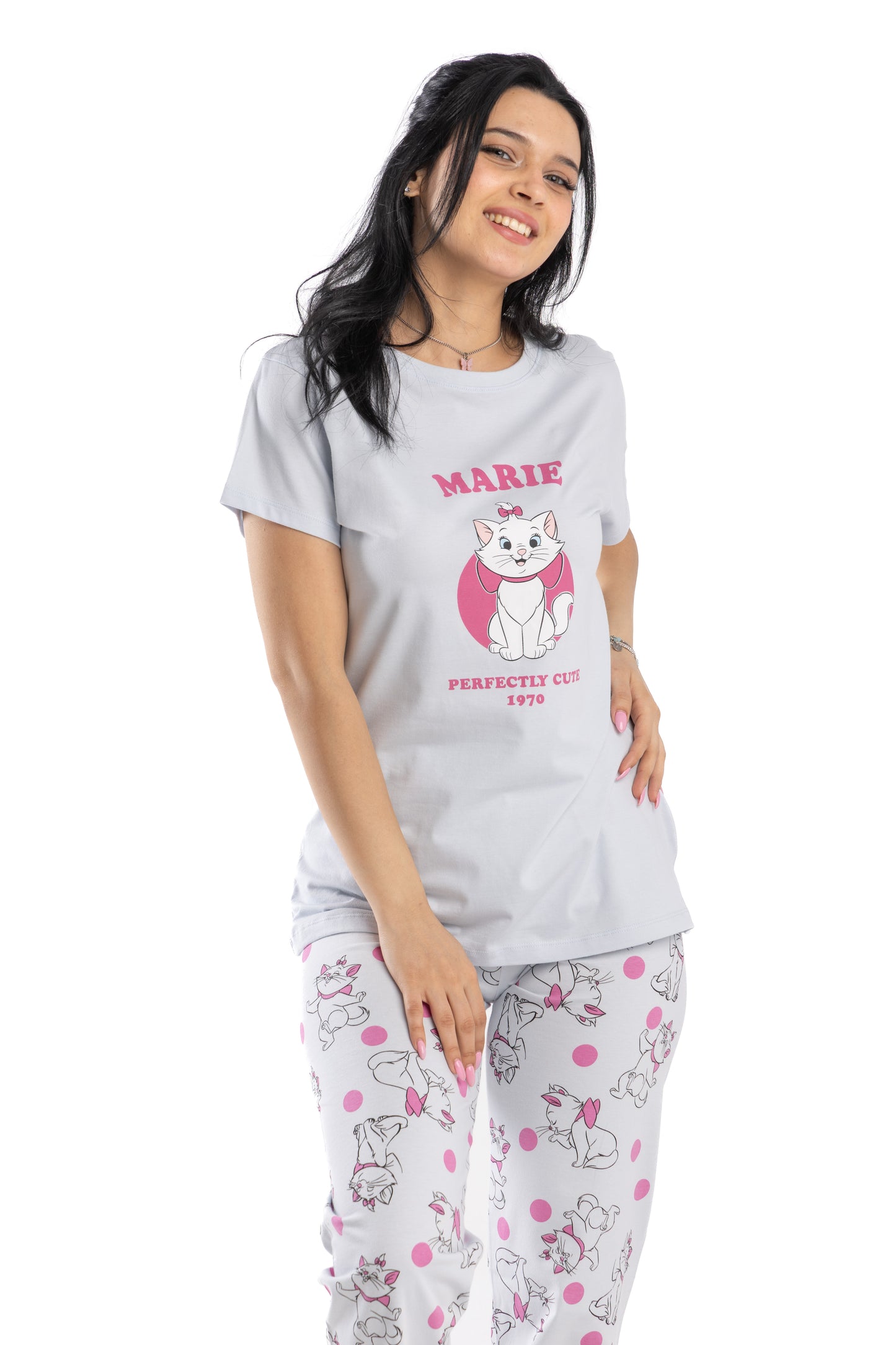 Disney / Marie Women PJ Set 6093-24