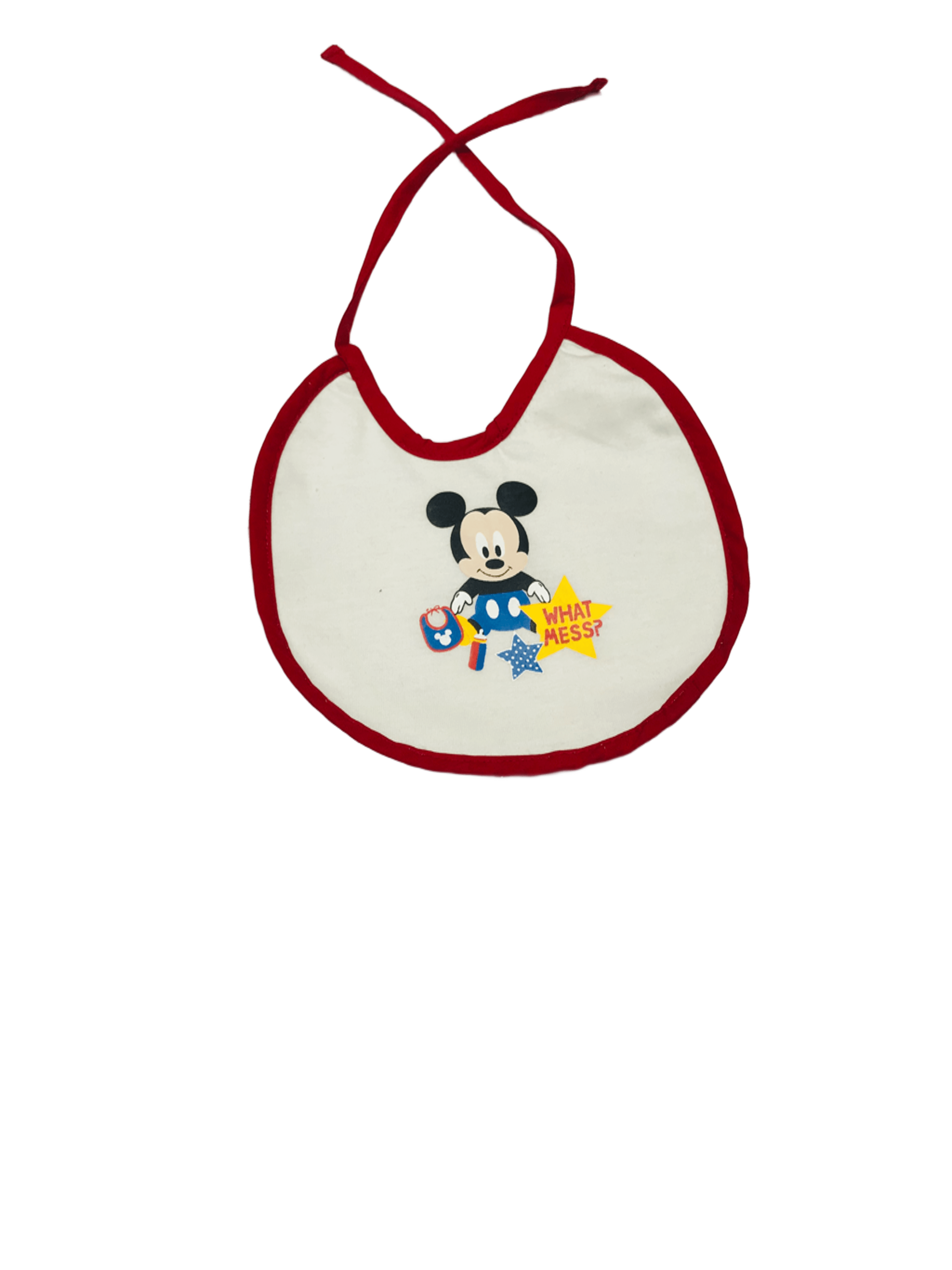 Baby Mickey "What Mess" Bib (S)