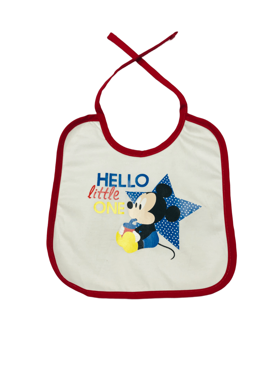 Baby Mickey "Hello" Bib (M)