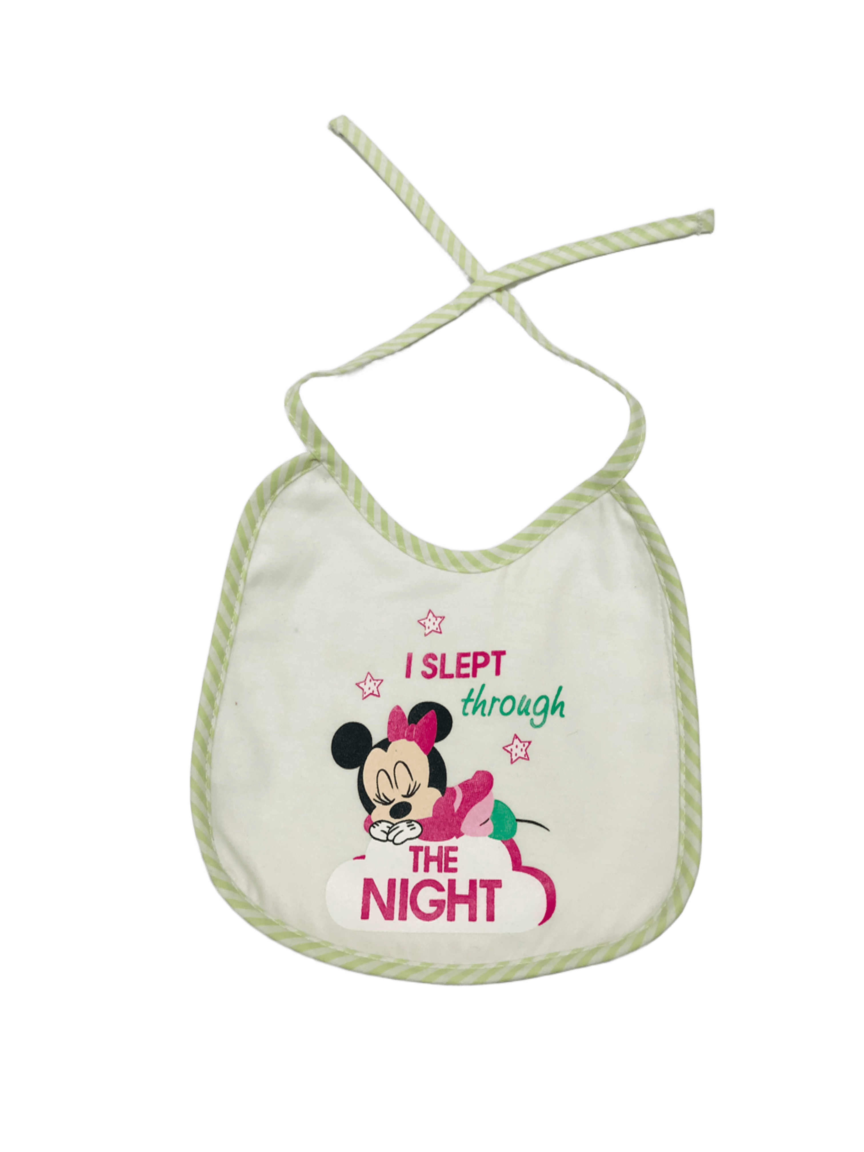 Baby Minnie "Sleep" Bib (M)