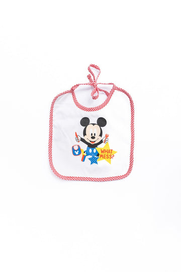 Baby Mickey "What Mess" Bib (M)