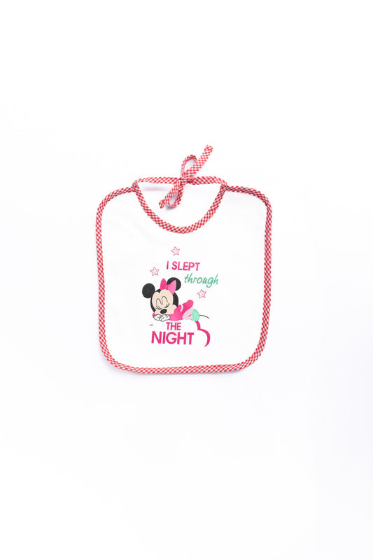 Baby Bib Disney/ Minnie "I Sleep" Medium 1120