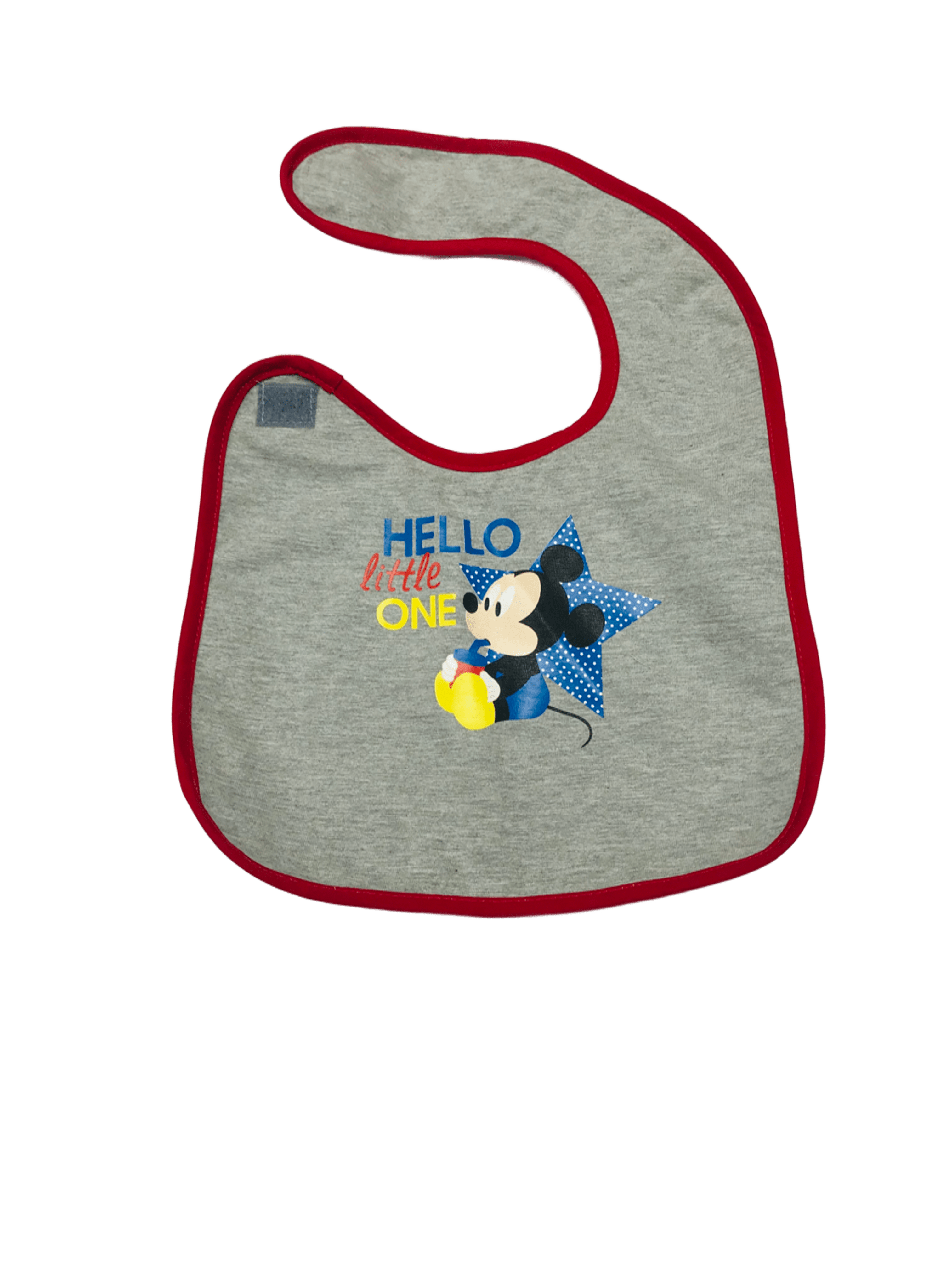 Baby Mickey "Hello" Bib (Large)