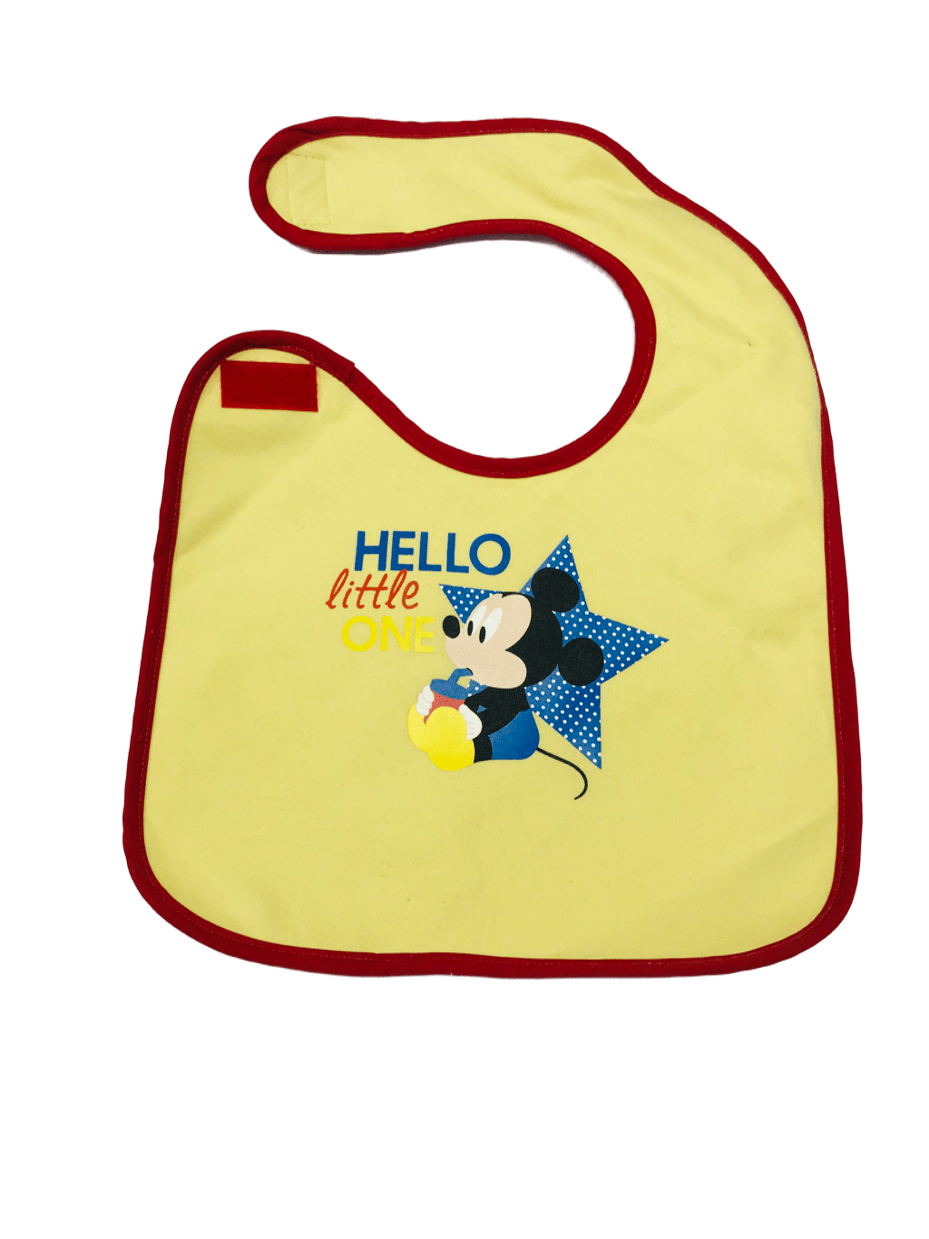 Baby Mickey "Hello" Bib (Large)