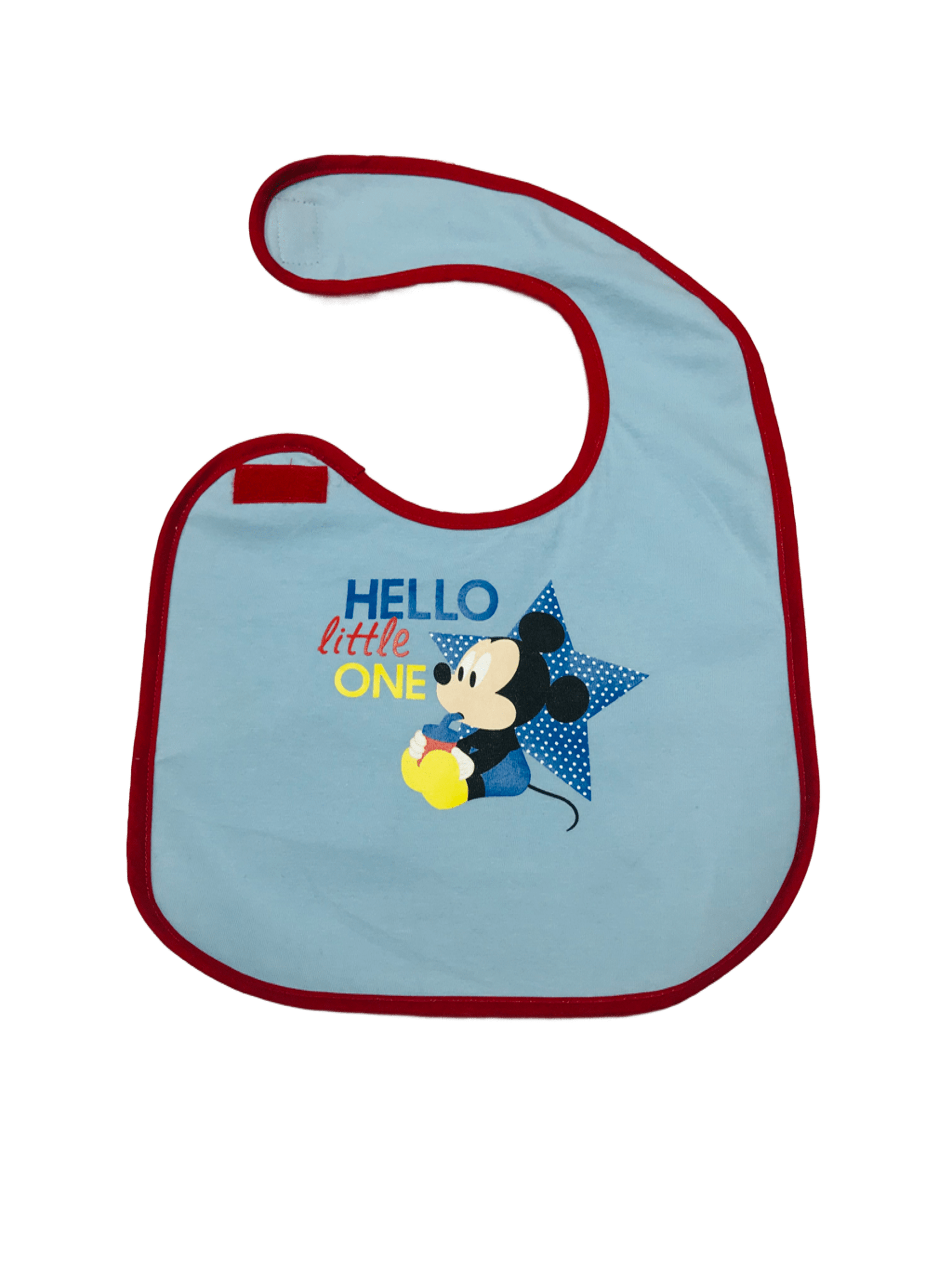 Baby Mickey "Hello" Bib (Large)