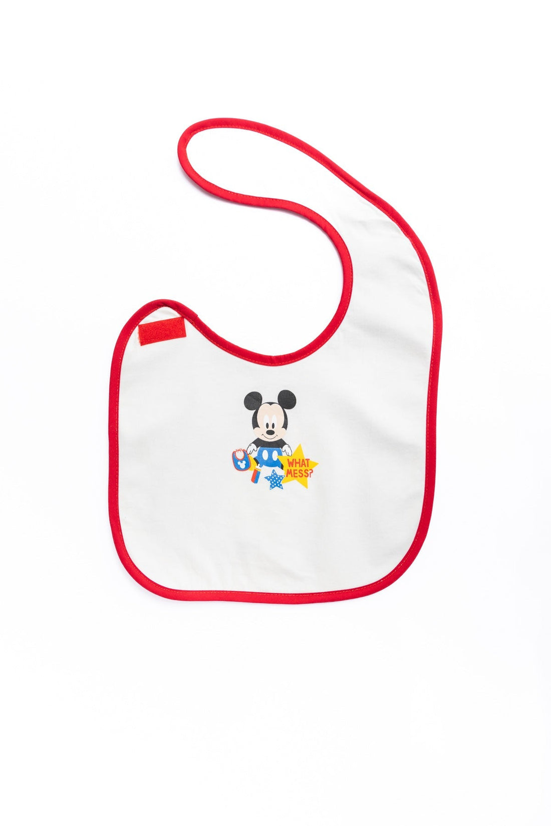 Baby Mickey "What Mess" Bib (Large)