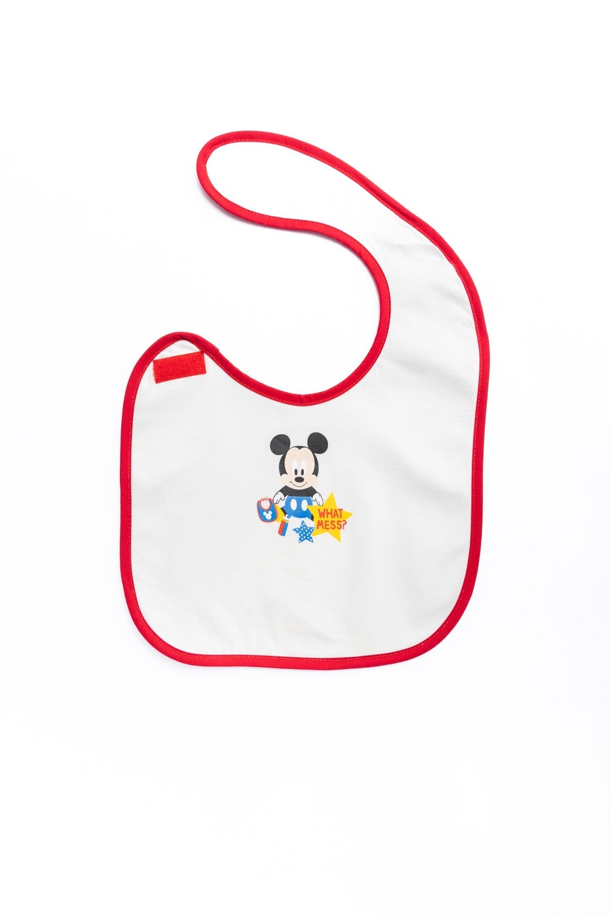 Baby Mickey "What Mess" Bib (Large)