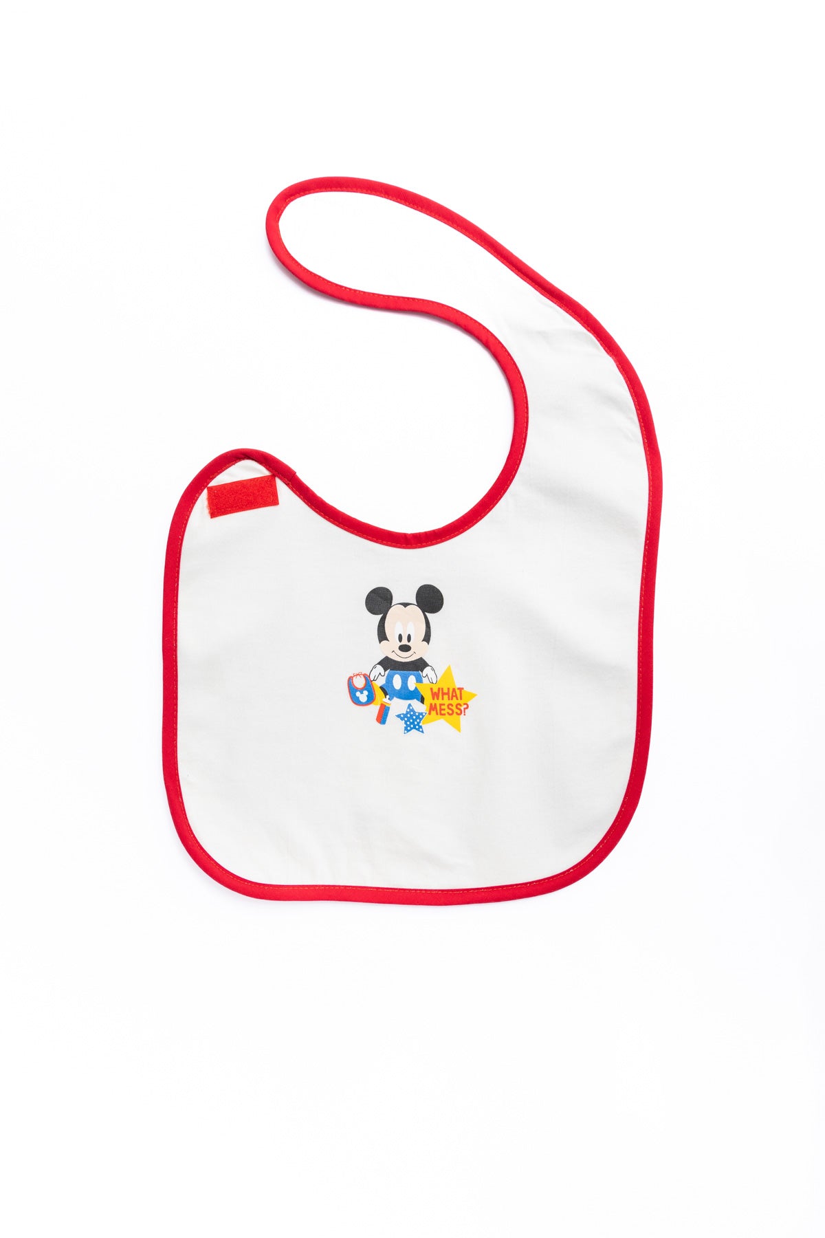 Baby Bib Disney/ Mickey Mouse "What Mess" Big size 1123