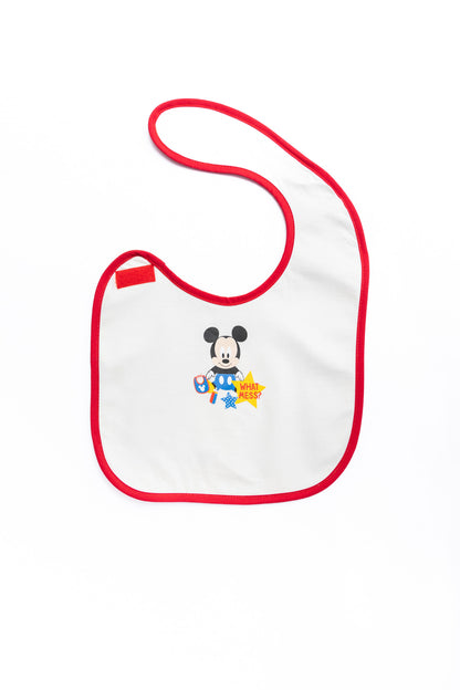 Baby Bib Disney/ Mickey Mouse "What Mess" Big size 1123