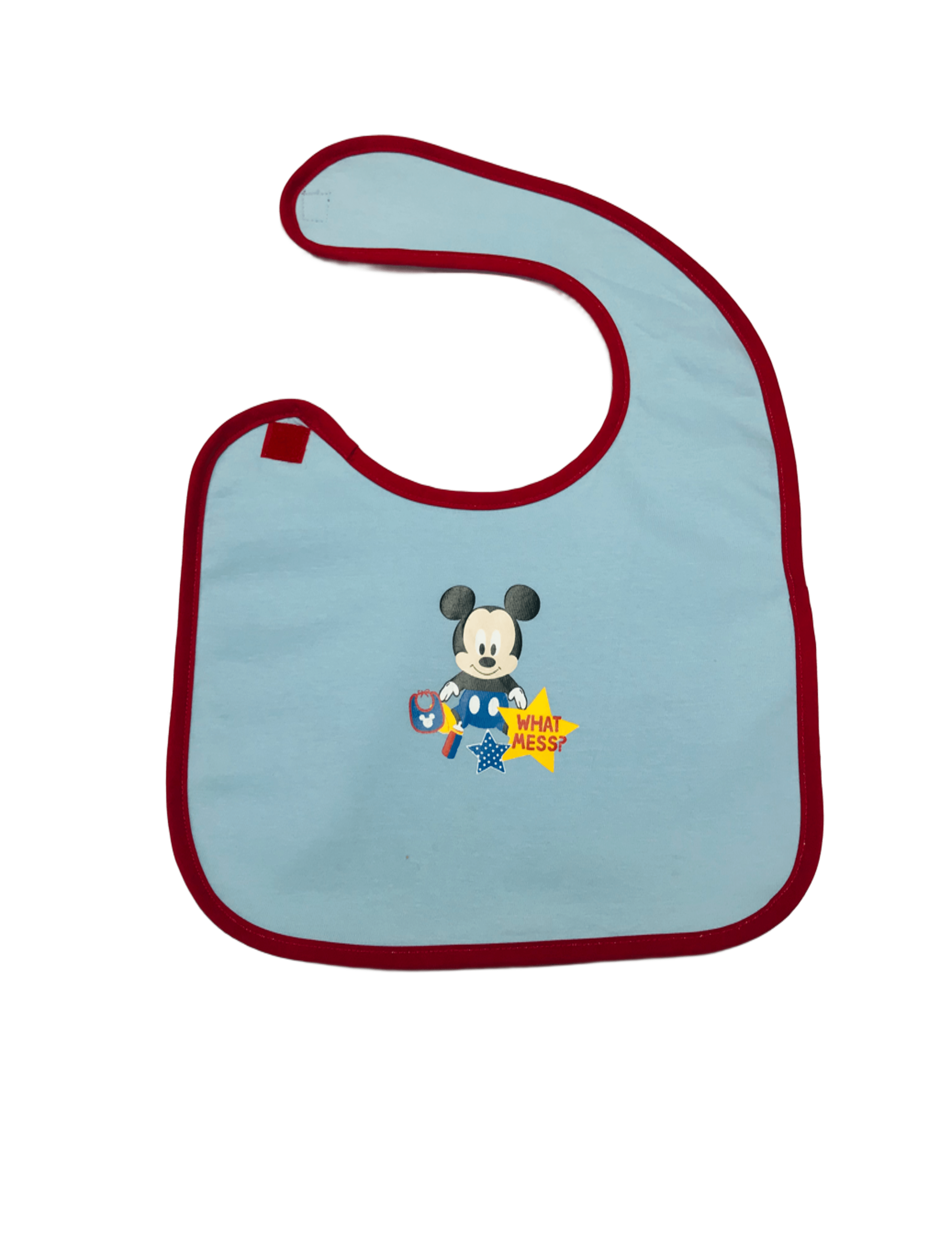 Baby Mickey "What Mess" Bib (Large)