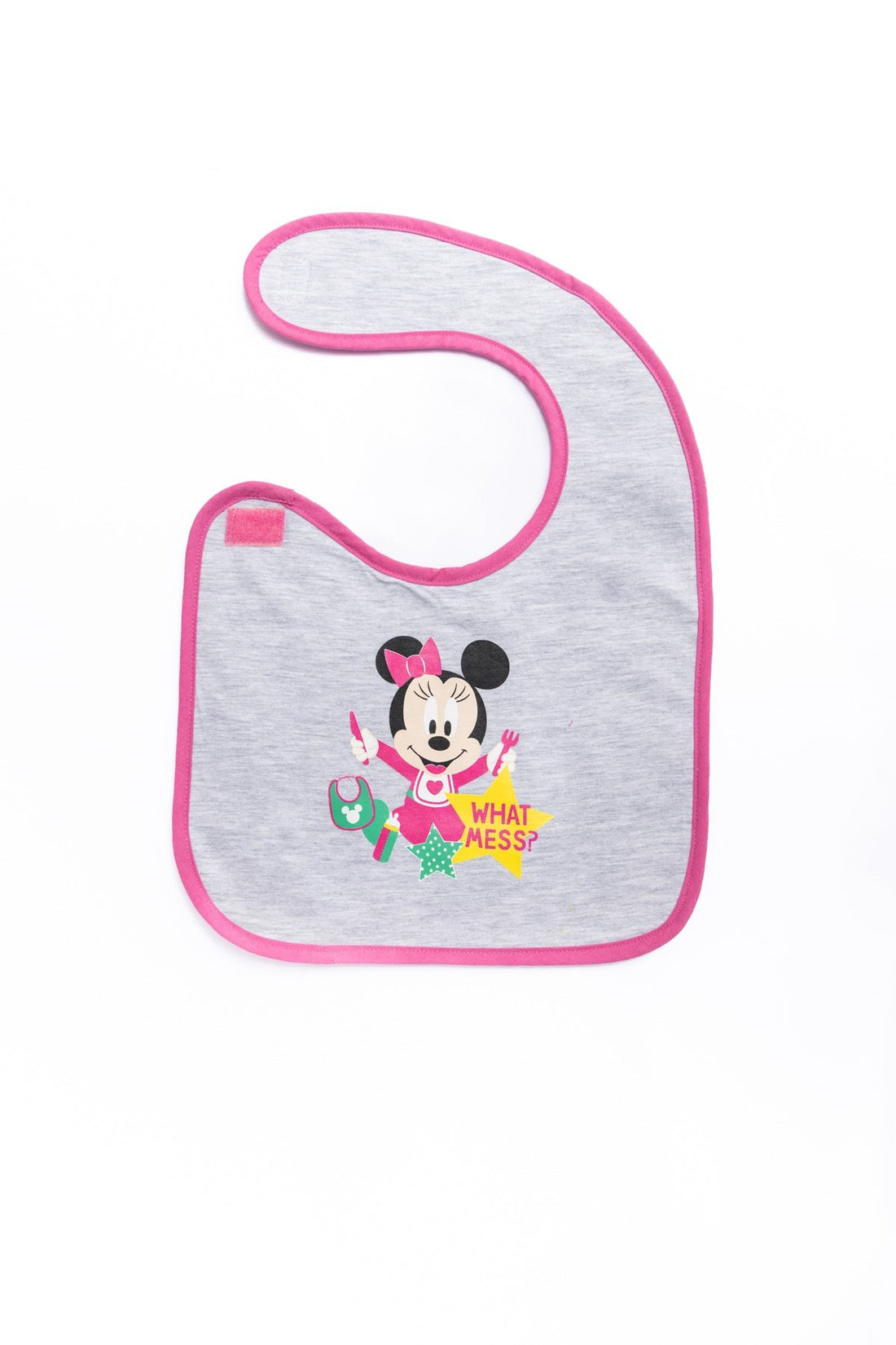 Baby Minnie "What Mess" Bib (Large)