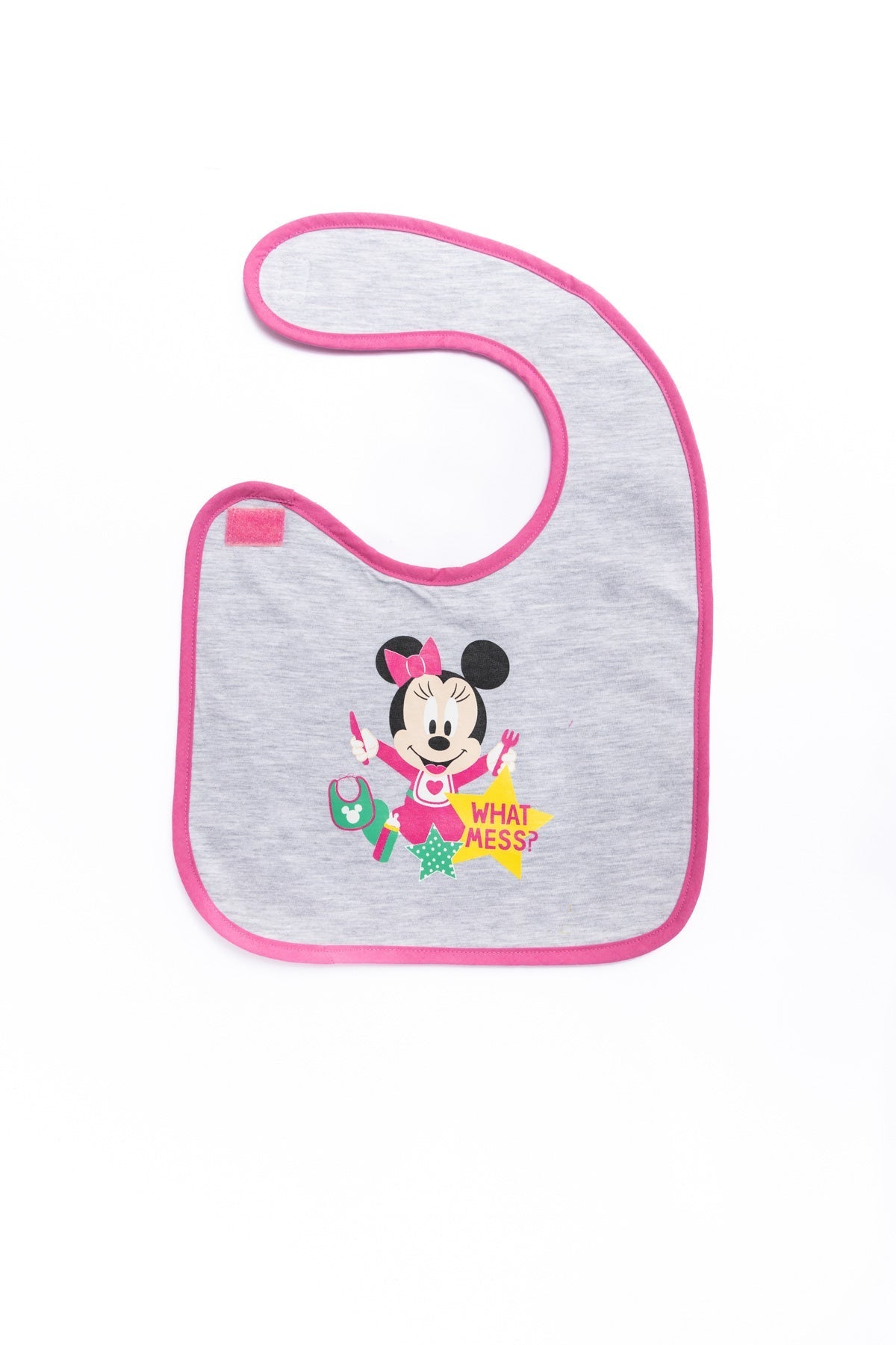 Baby Minnie "What Mess" Bib (Large)