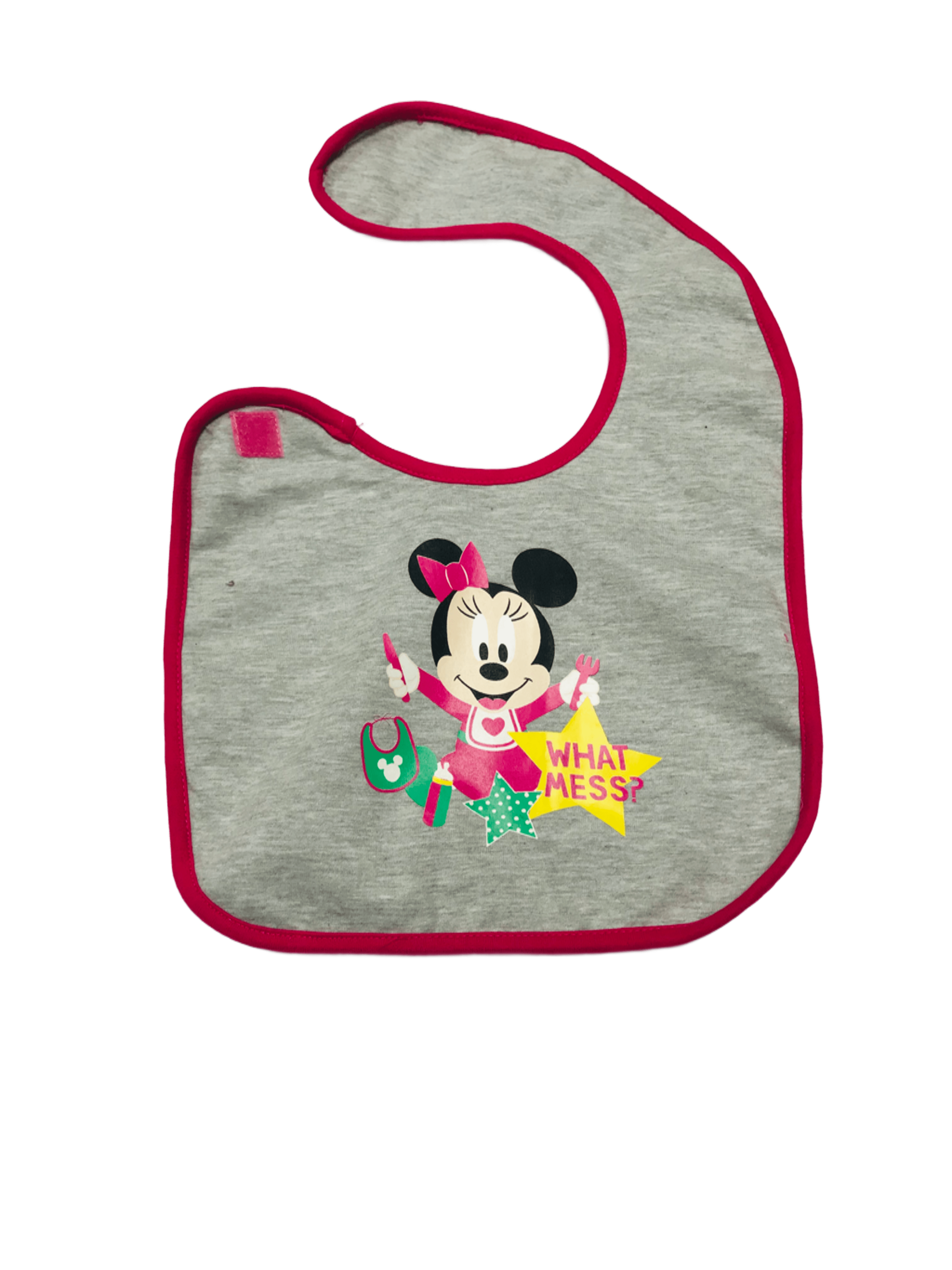 Baby Minnie "What Mess" Bib (Large)