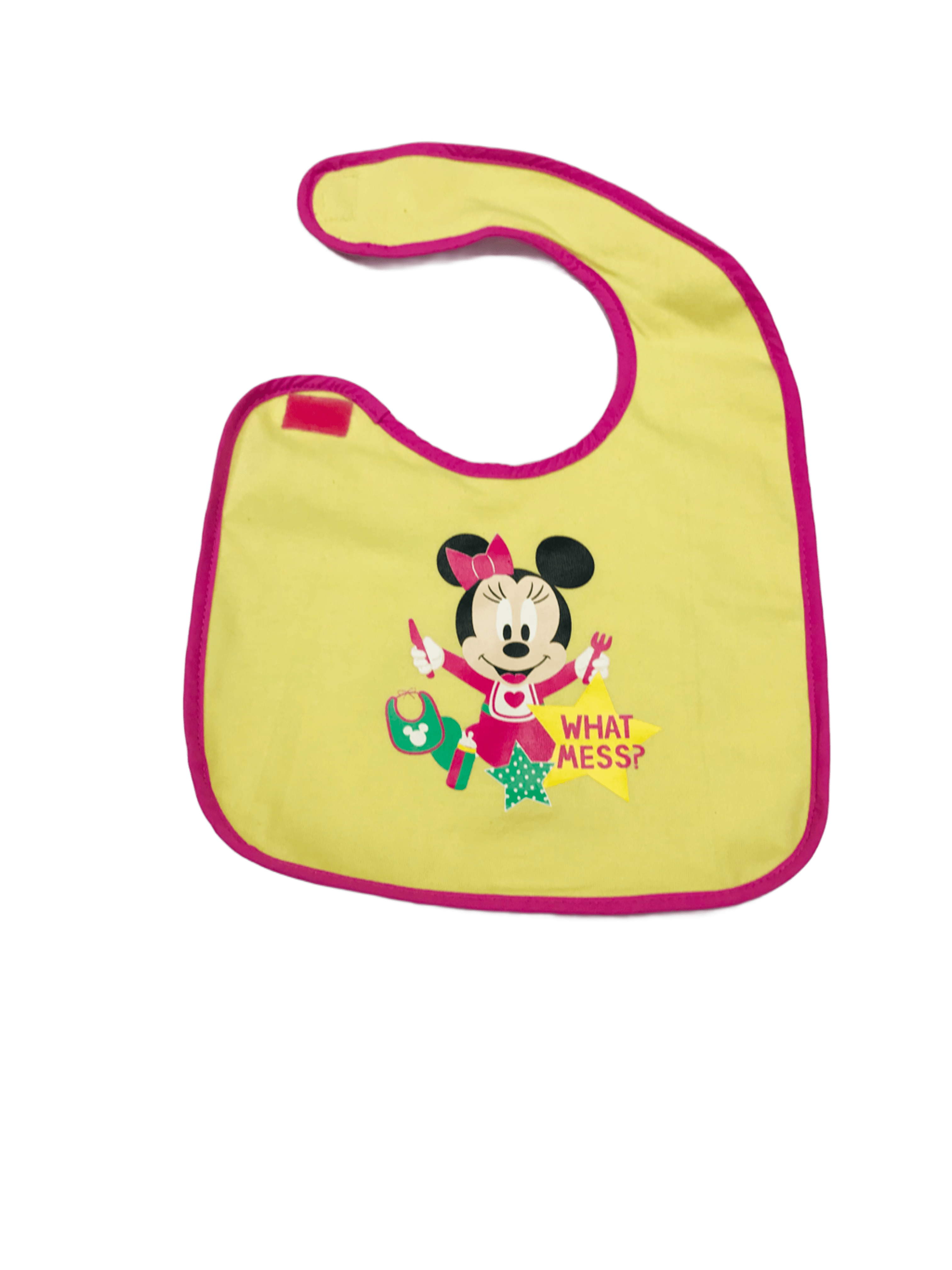 Baby Minnie "What Mess" Bib (Large)