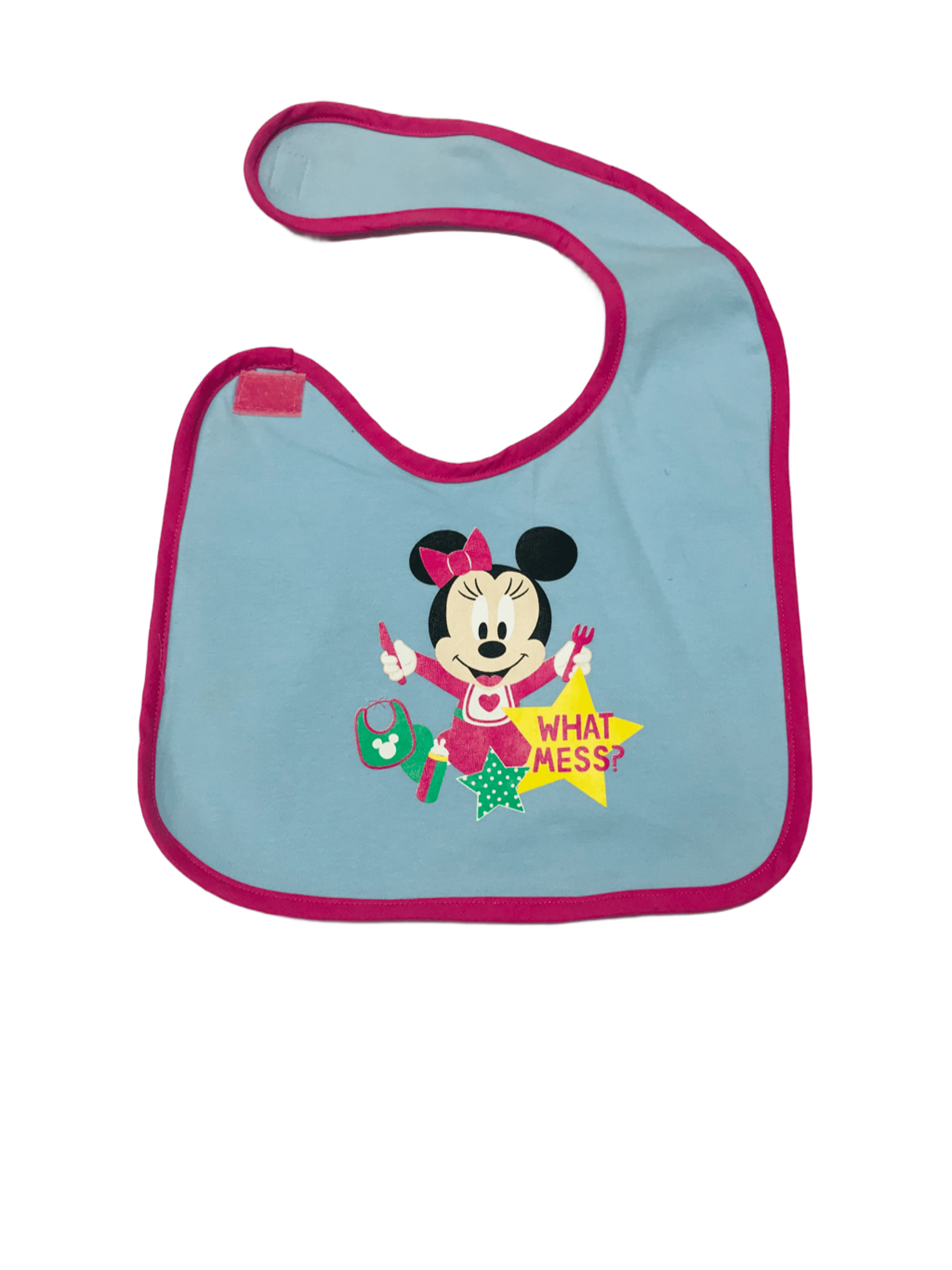 Baby Minnie "What Mess" Bib (Large)