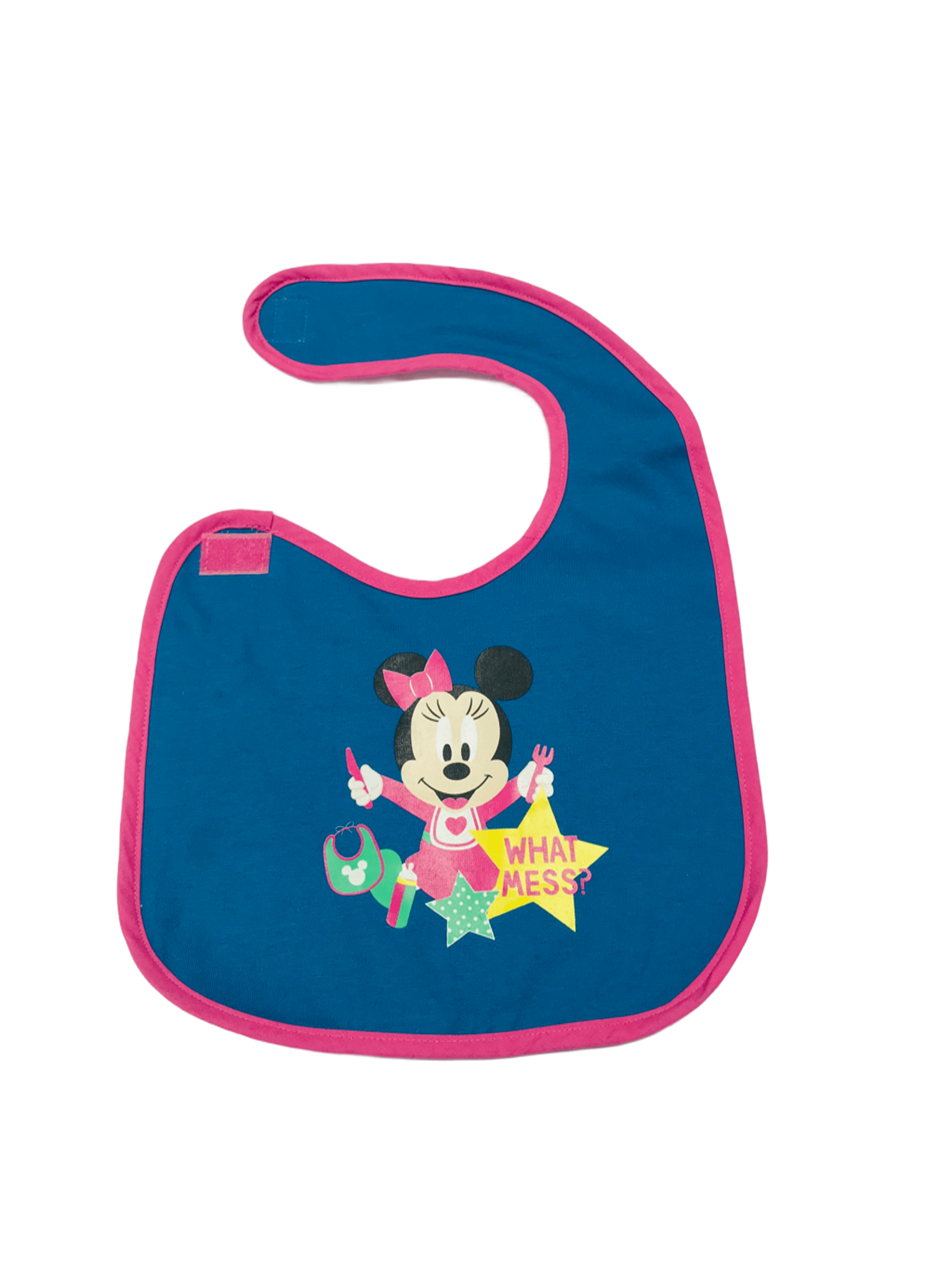 Baby Minnie "What Mess" Bib (Large)