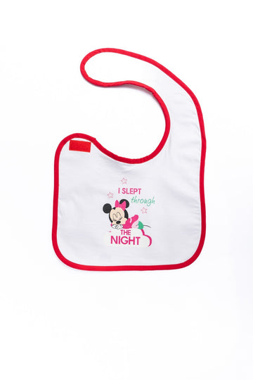 Baby Minnie "Sleep" Bib (Large)