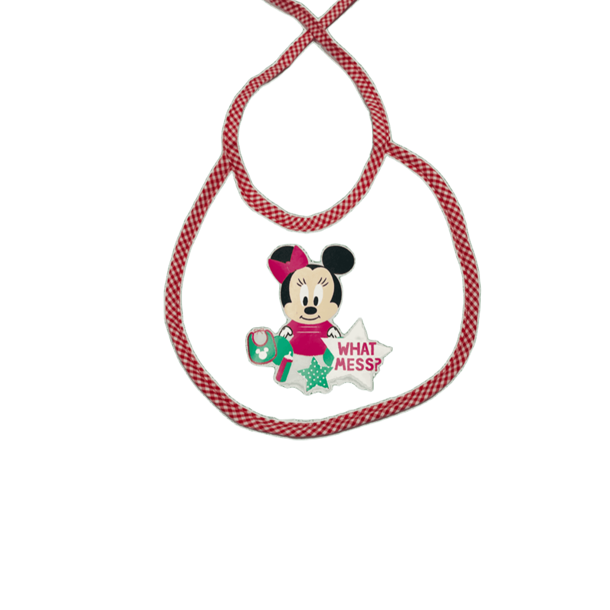 Baby Minnie "What Mess" Bib (S)
