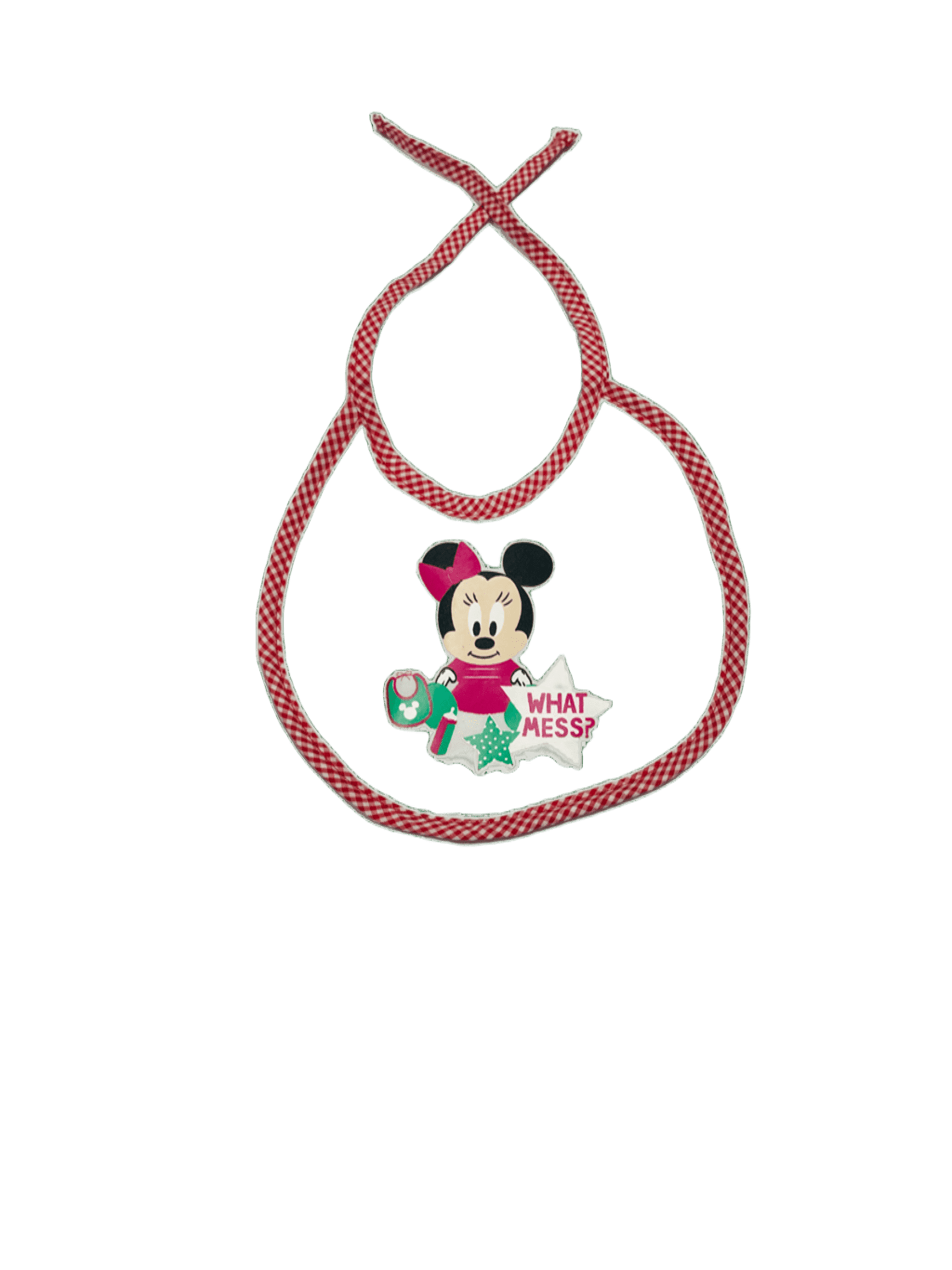 Baby Minnie "What Mess" Bib (S)