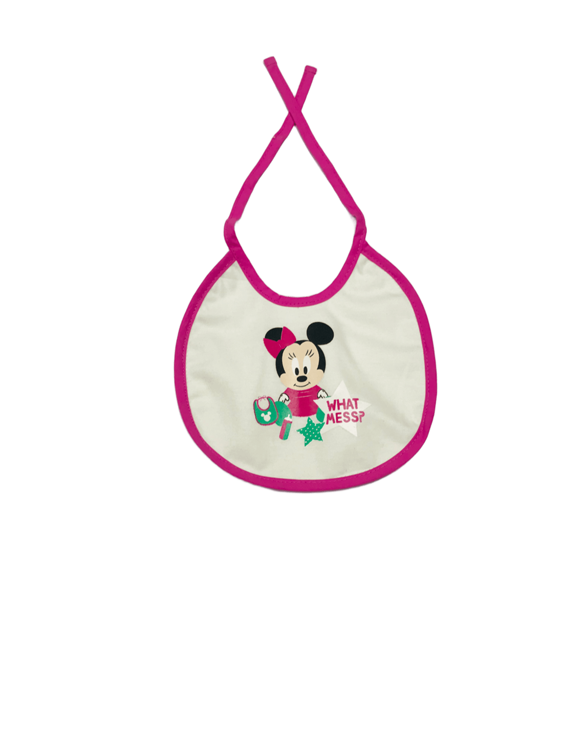 Baby Minnie "What Mess" Bib (S)