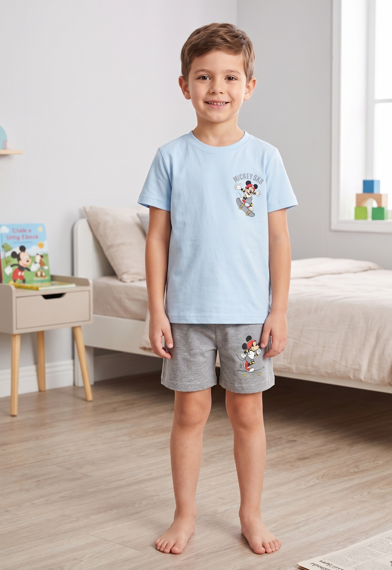 Boys Mickey SK8 PJ Set