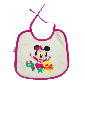 Baby Minnie "What Mess" Bib (M)