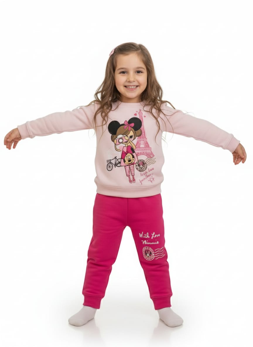 Baby Minnie "Eiffel Tower" Winter PJ Set