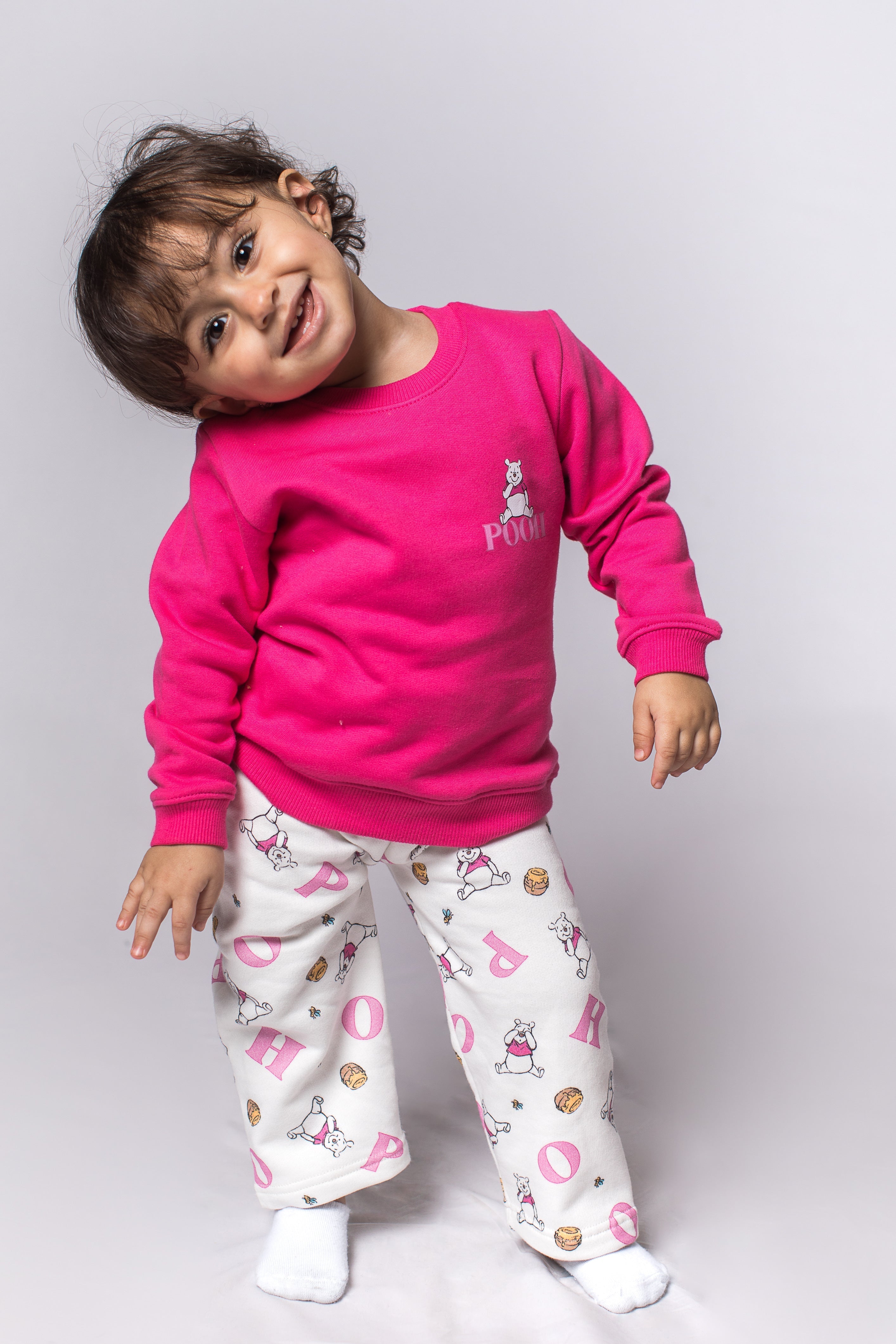 Baby Girl Pooh Winter PJ Set