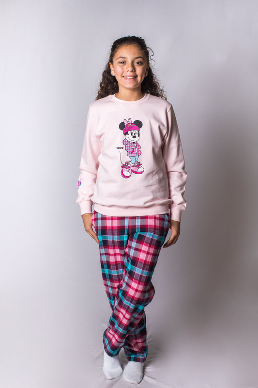 Disney/ Minnie"Karro" Winter PJ Set 9602-14