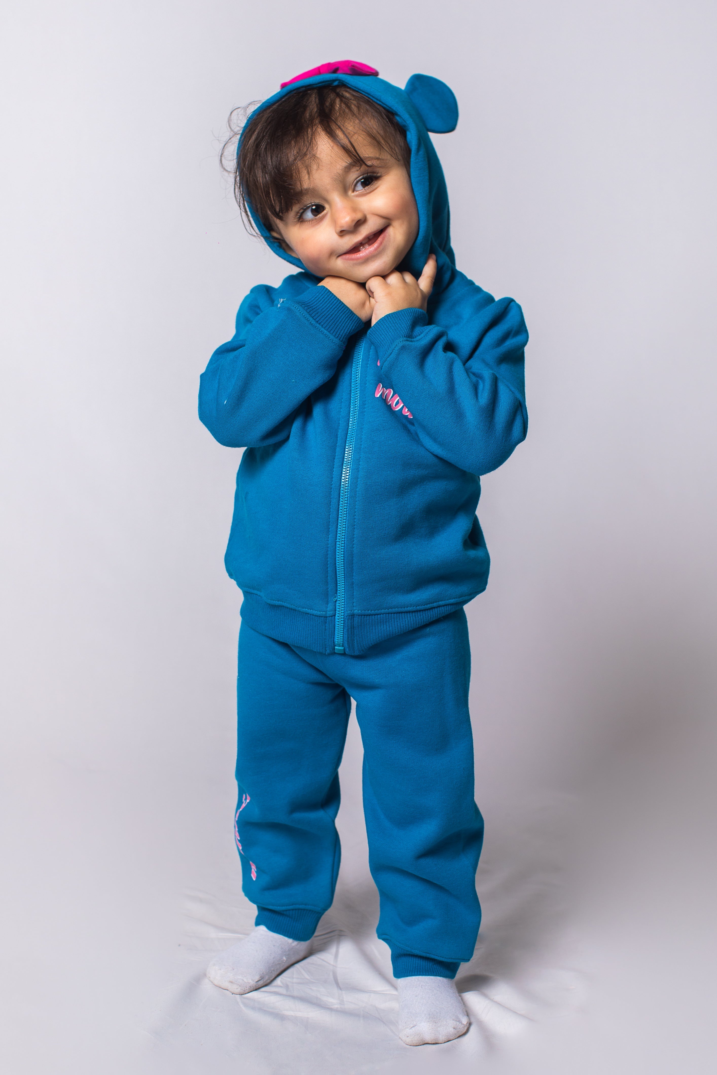 Baby Minnie "Magic This Way" Zip-up Hoodie Winter Pj Set