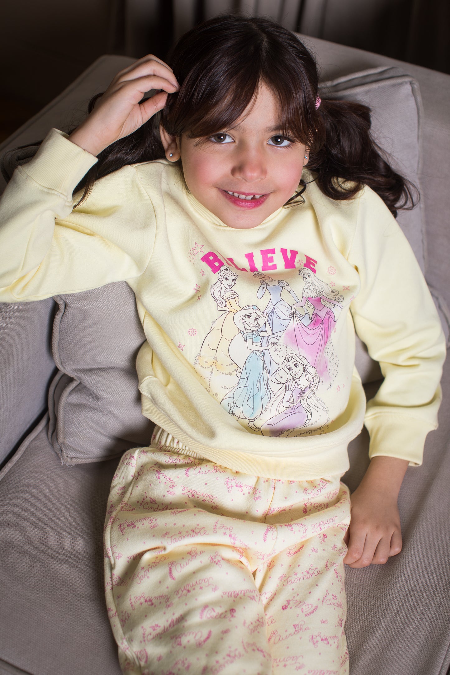 Disney/ Princess ''Believe''  Winter PJ Set 9601-4