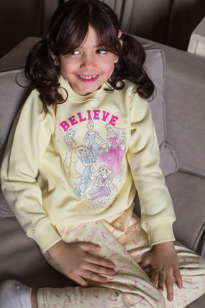 Disney/ Princess ''Believe''  Winter PJ Set 9601-4