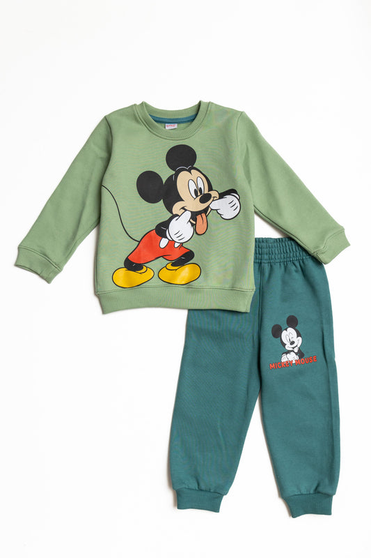 Disney/ Mickey Mouse Embroidery Winter PJ Set 8599-572