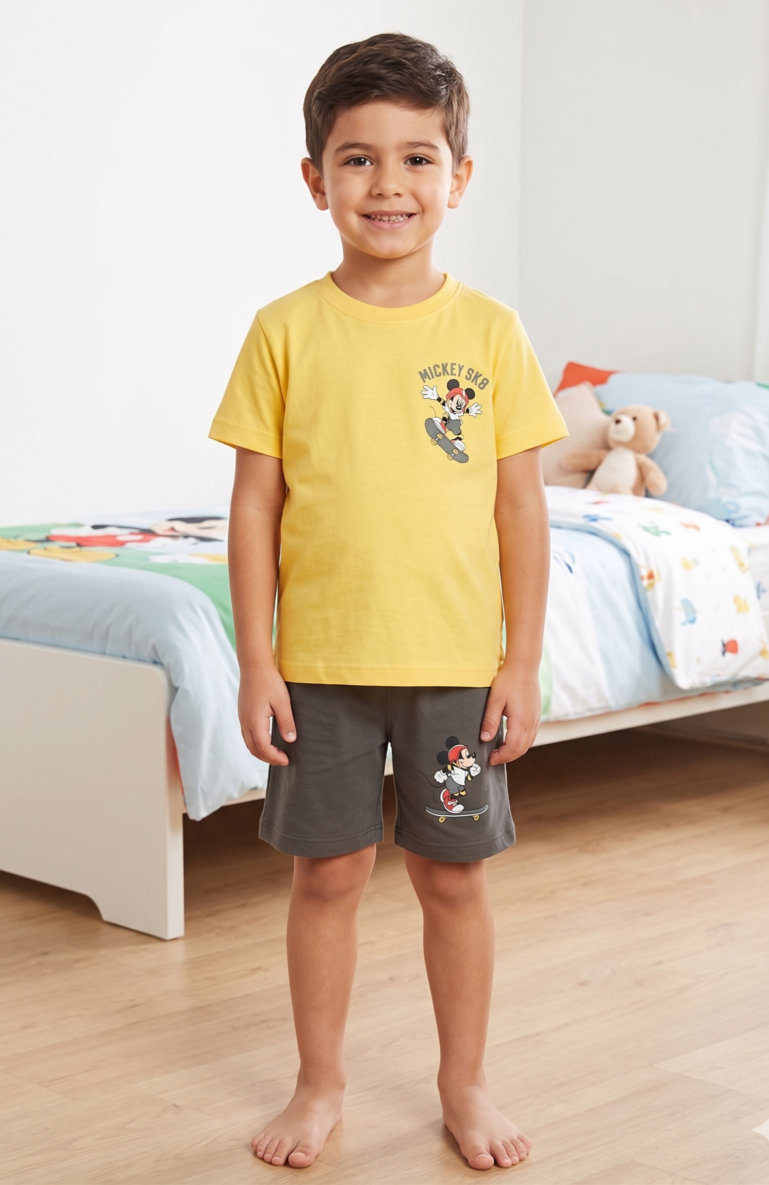 Boys Mickey SK8 PJ Set