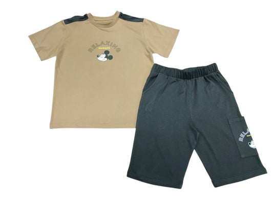 Disney/ Mickey " Relaxing" Summer PJ Set 6095-718