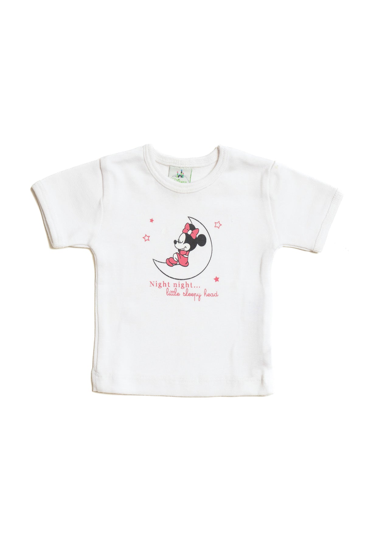 T-Shirt Baby Minnie " Little Sleepy" Half sleeve 4005