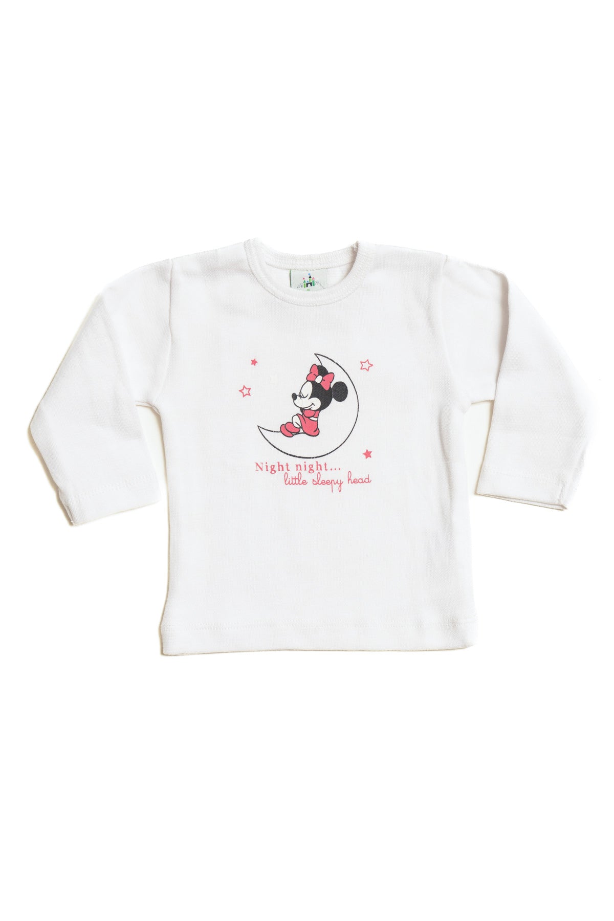 T-Shirt Baby Minnie " Little Sleepy "Sleeve 4006