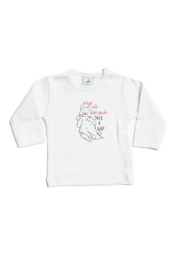 Baby Pooh Long Sleeve T-Shirt "Nap"