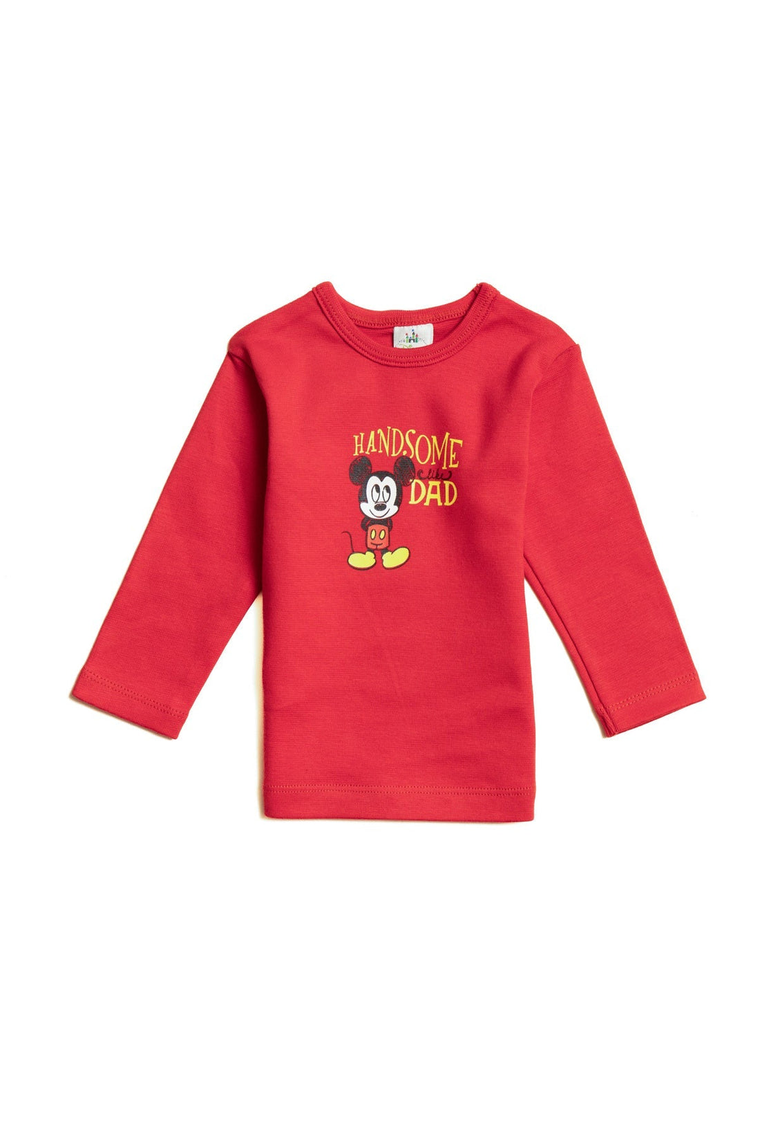 Baby Mickey Long Sleeve T-Shirt "Handsome Dad"