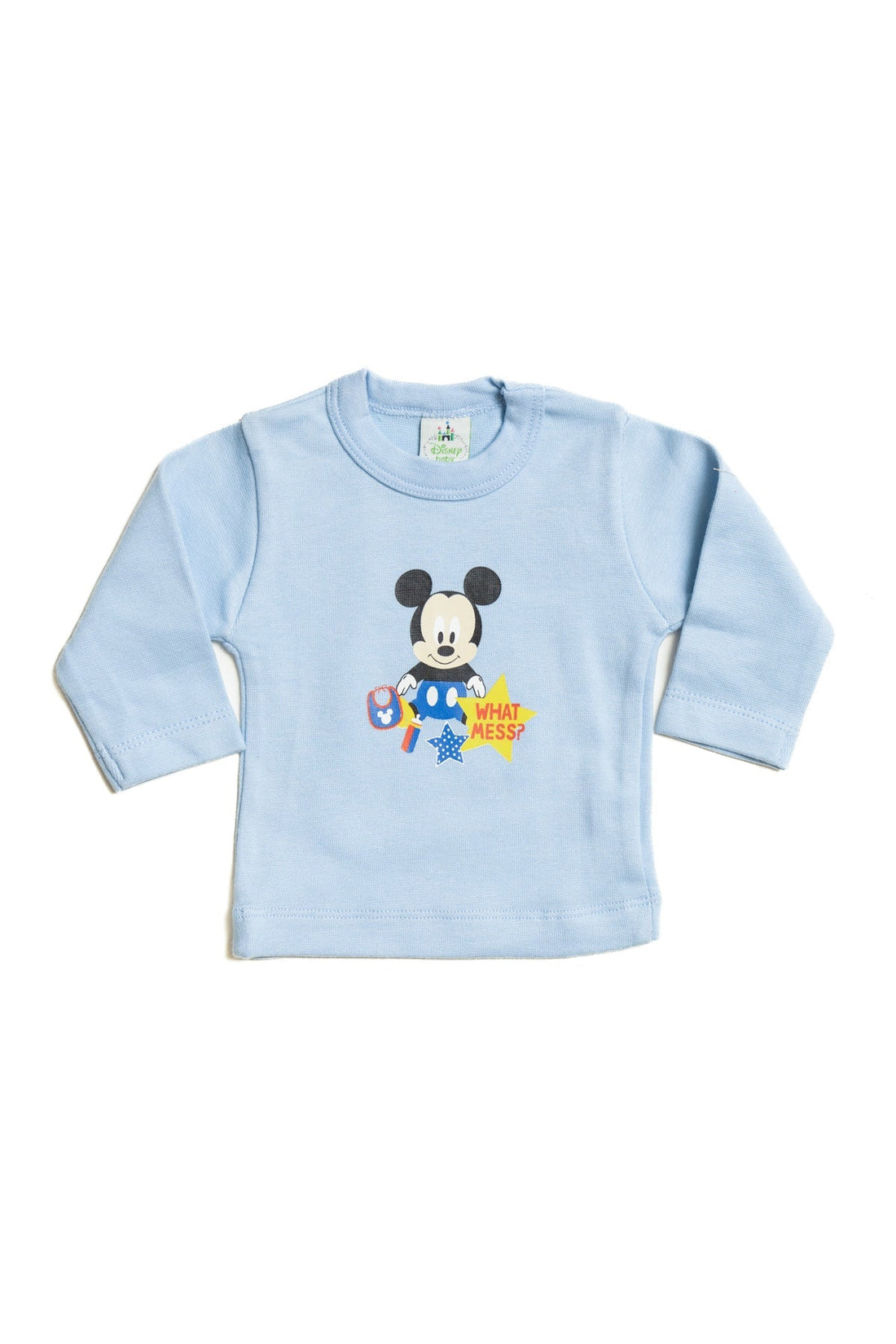 Mickey "what Mess" Long Sleeve Tshirt