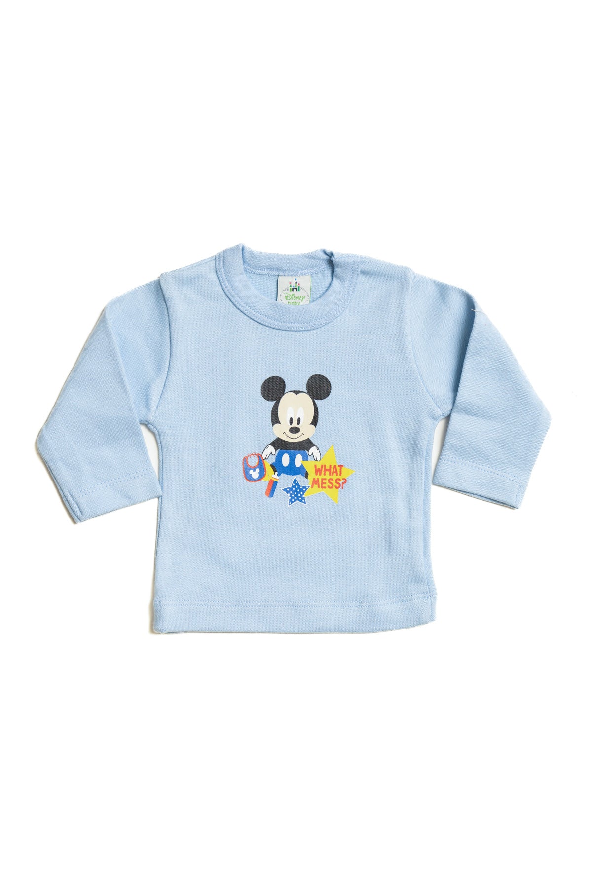 T-Shirt Baby  Mickey " What Mess "  sleeve 4066