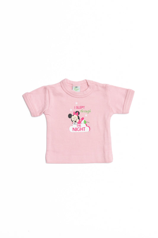 T-Shirt Baby Minnie " The Night" Half sleeve 4122