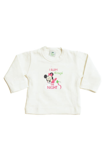 Baby Minnie Long sleeve T-Shirt "Sleep"