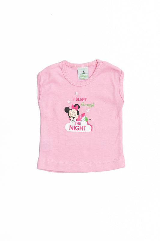 T-Shirt Baby  Minnie " The Night "  sleeveless 4124