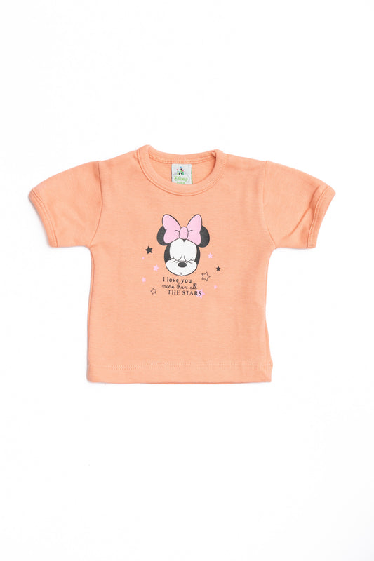 T-Shirt Baby Minnie " I Love you" Half sleeve 4907