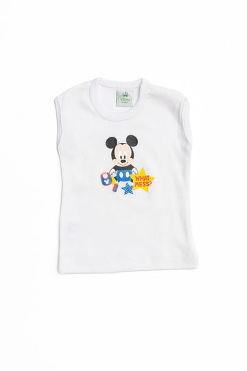 Baby Mickey T-Shirt (Sleeveless) "What Mess"