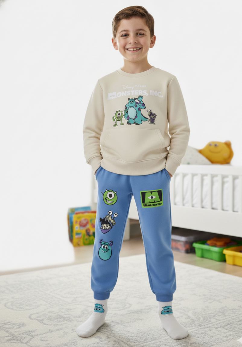 Pixar Monsters Winter PJ Set